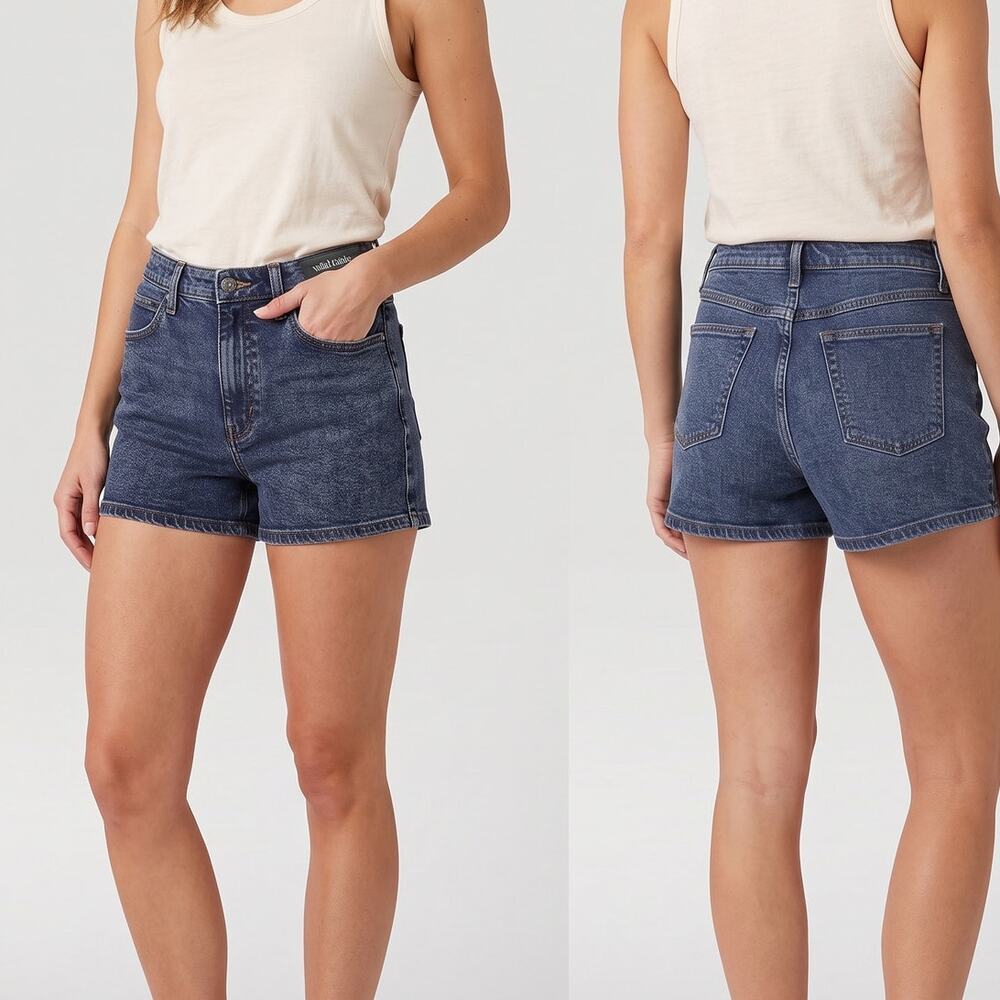 Wild Fable Highest Rise Shorts Blue Denim Jean Shorts Size 12 31R